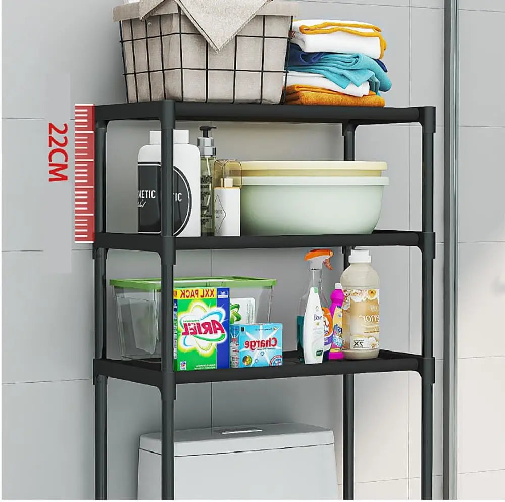 TWISTER.CK Over The Toilet Storage Cabinet 3 Tier Bathroom Organizer