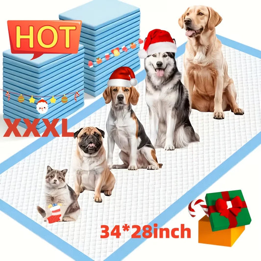 Super Absorbent Dog Pee Pads Disposable Leak-Proof Odor Control Potty Training