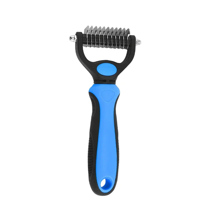 Pet Deshedding Brush Cat Comb Self Cleaning Grooming Tool