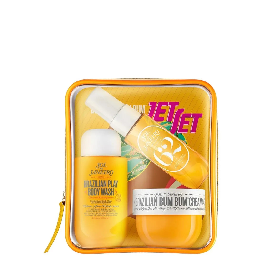 Sol-de-Janeiro Brazilian Bum Bum Cheirosa 62 Neutral Travel Set Fragrance, with a gourmet flavor of "caramel sea salt", long-lasting sweet aroma, convenient to carry, the most popular