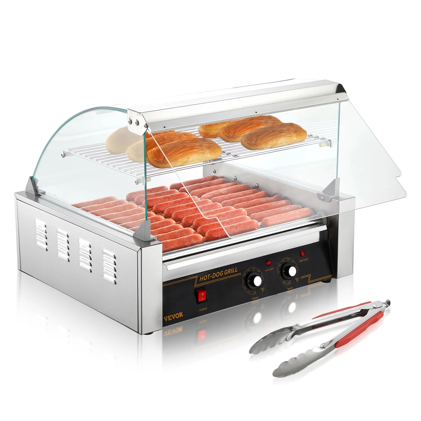 SucceBuy Commercial Hot Dog Roller Sausage Maker Electric Grill