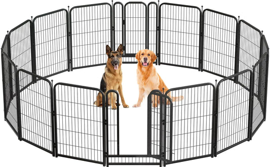 Studyset Dog Exercise Pen Indoor Outdoor Portable Metal
