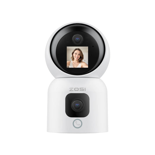 ZOSI 360 Degree Smart Home Security Camera AI Auto Tracking