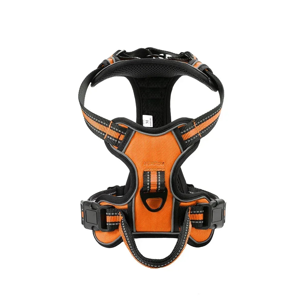 Nylon Reflective Adjustable Dog Harness Vest No Pull For Dogs