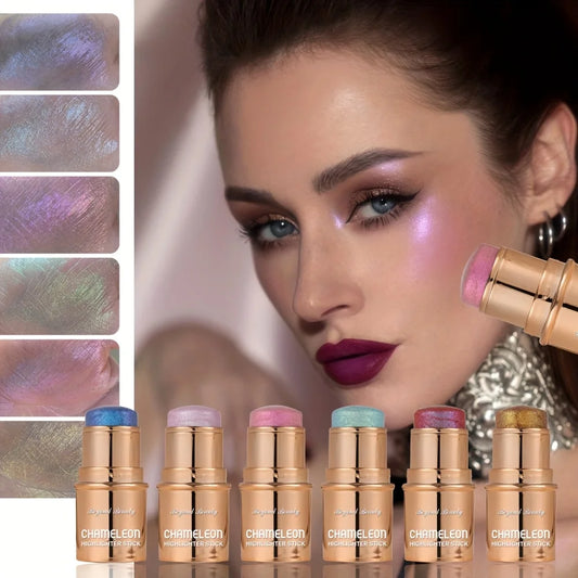BEYONDBEAUTY Chameleon Holographic Glitter Highlighter Stick