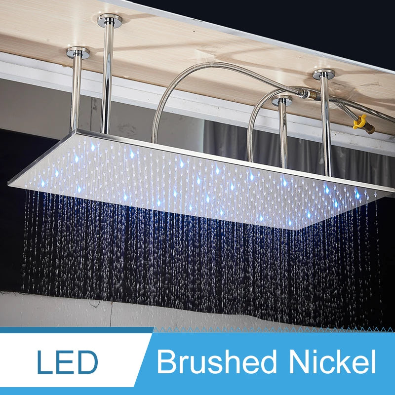 Shinesia LED Rainfall Shower System Ceiling Mounted