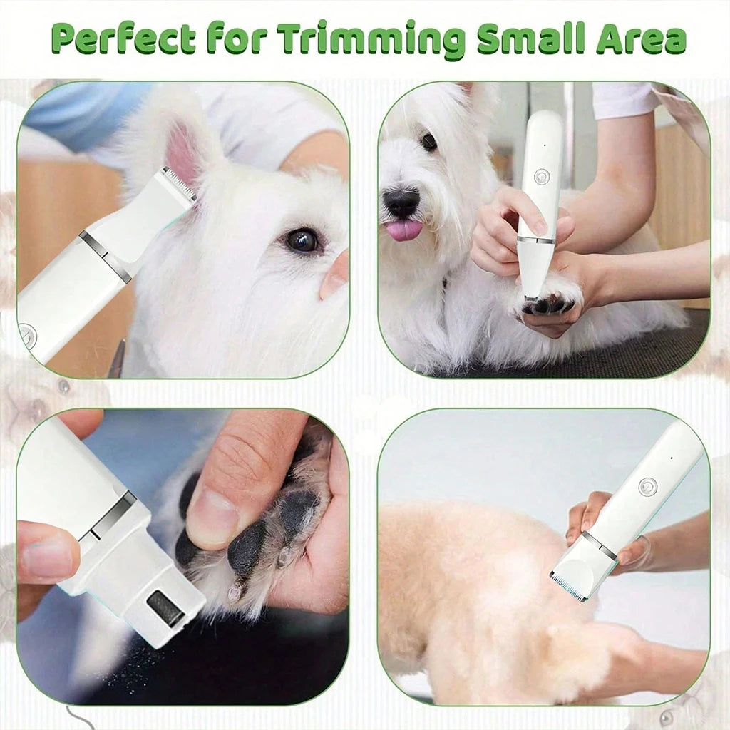 Shuyu 4-In-1 Pet Hair Clipper Cordless Grooming Kit