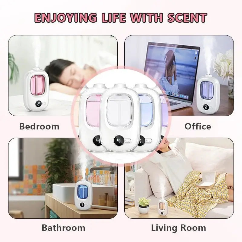 Automatic Aromatherapy Diffuser Humidifier for Toilet and Home
