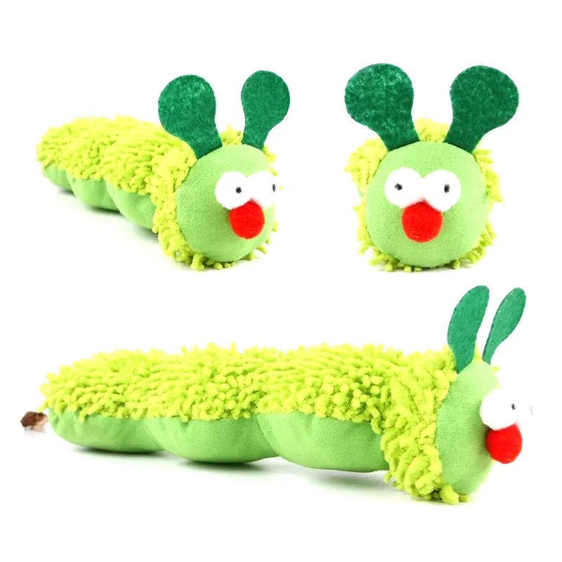 Catnip Caterpillar Molar Toy Nylon for Cats and Kittens