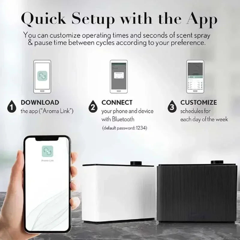 NAMSTE 1000ml Wireless Bluetooth Fragrance Diffuser For Home Hotel