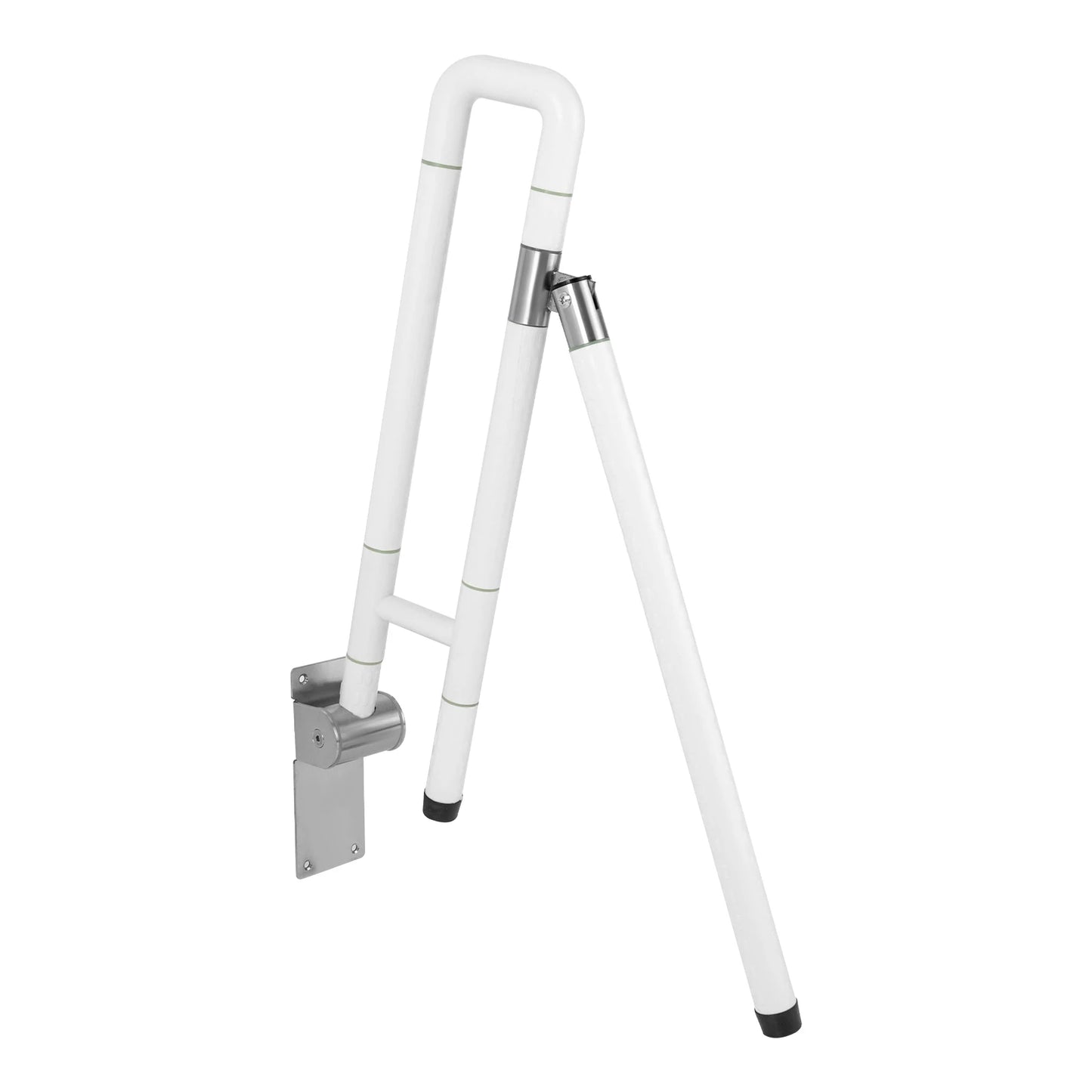 Foldable Drop Down Toilet Grab Bar With Non Slip Grip For Accessible Bathroom