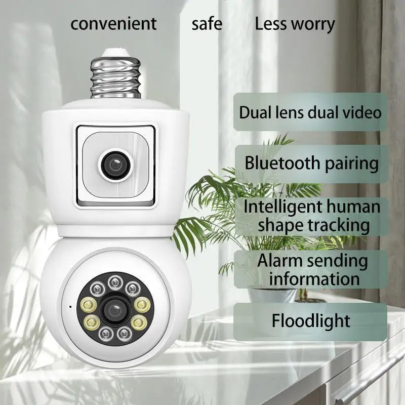 SECUEYE 8MP WiFi 4K Dual Lens Security Camera Auto Tracking