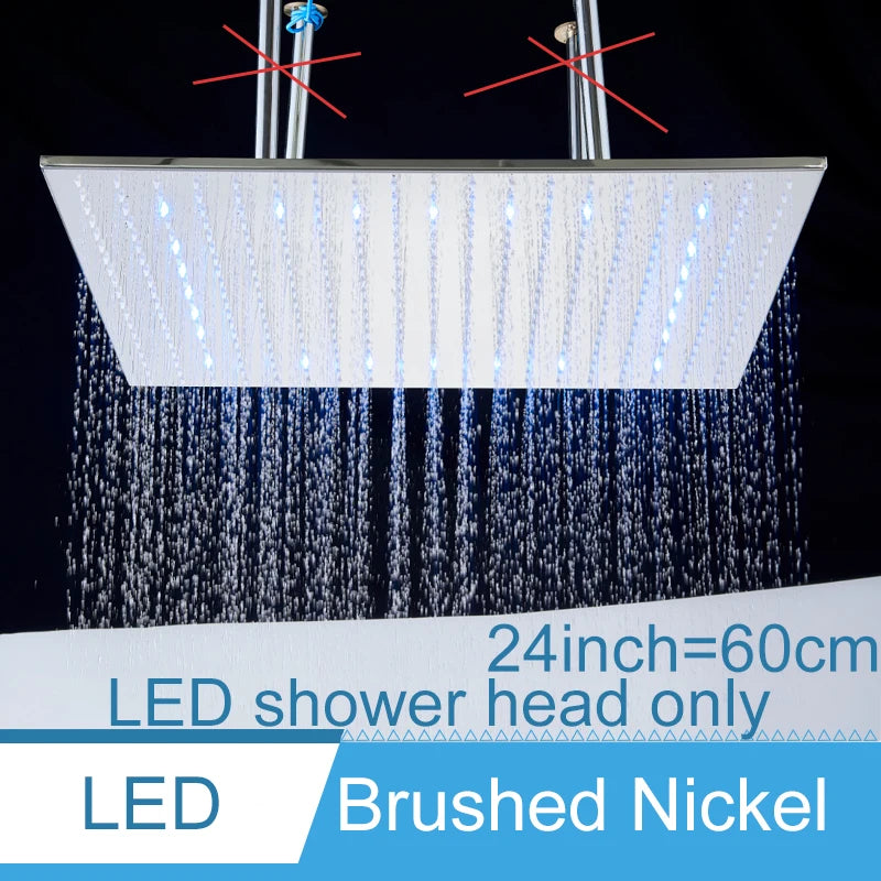 Shinesia LED Rainfall Shower System Ceiling Mounted