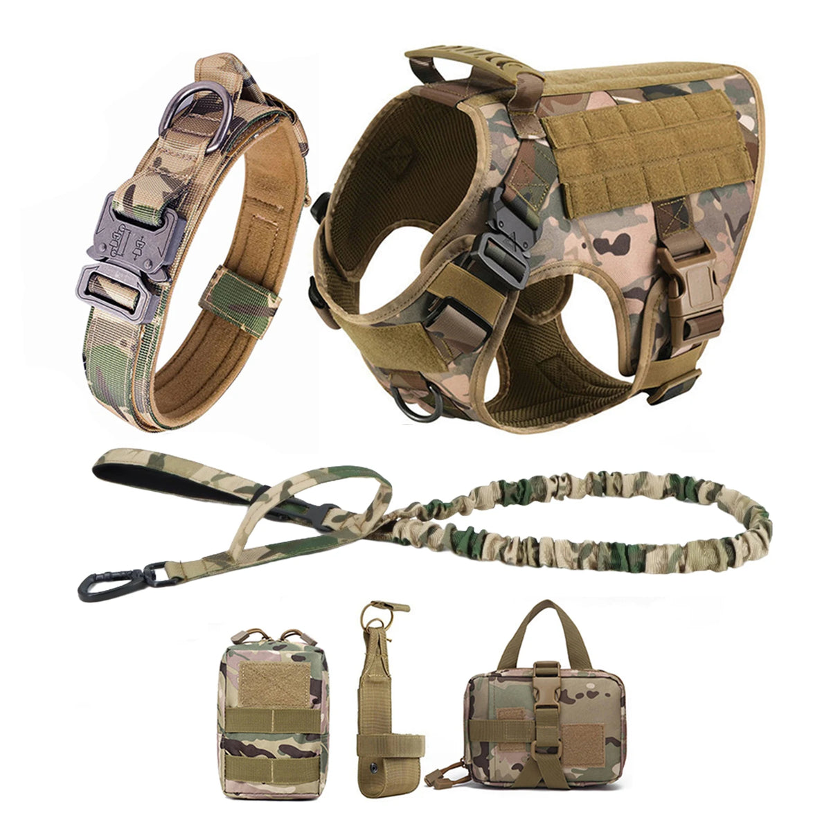 Petavel Tactical Dog Harness Featuring Quick Release Buckles