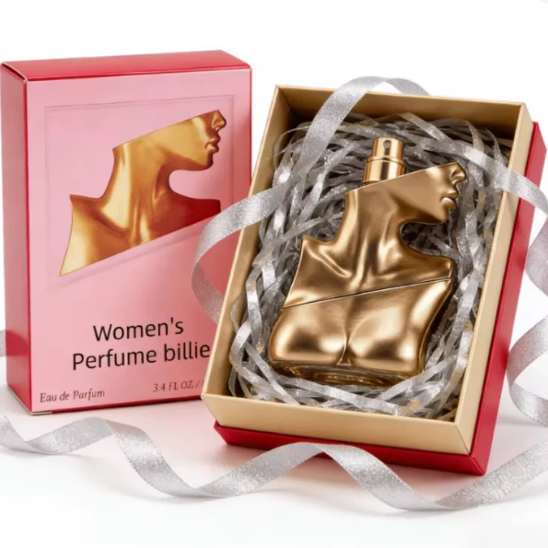 Billie Gold Sculpture Perfume For Women Elegant Valentines Gift