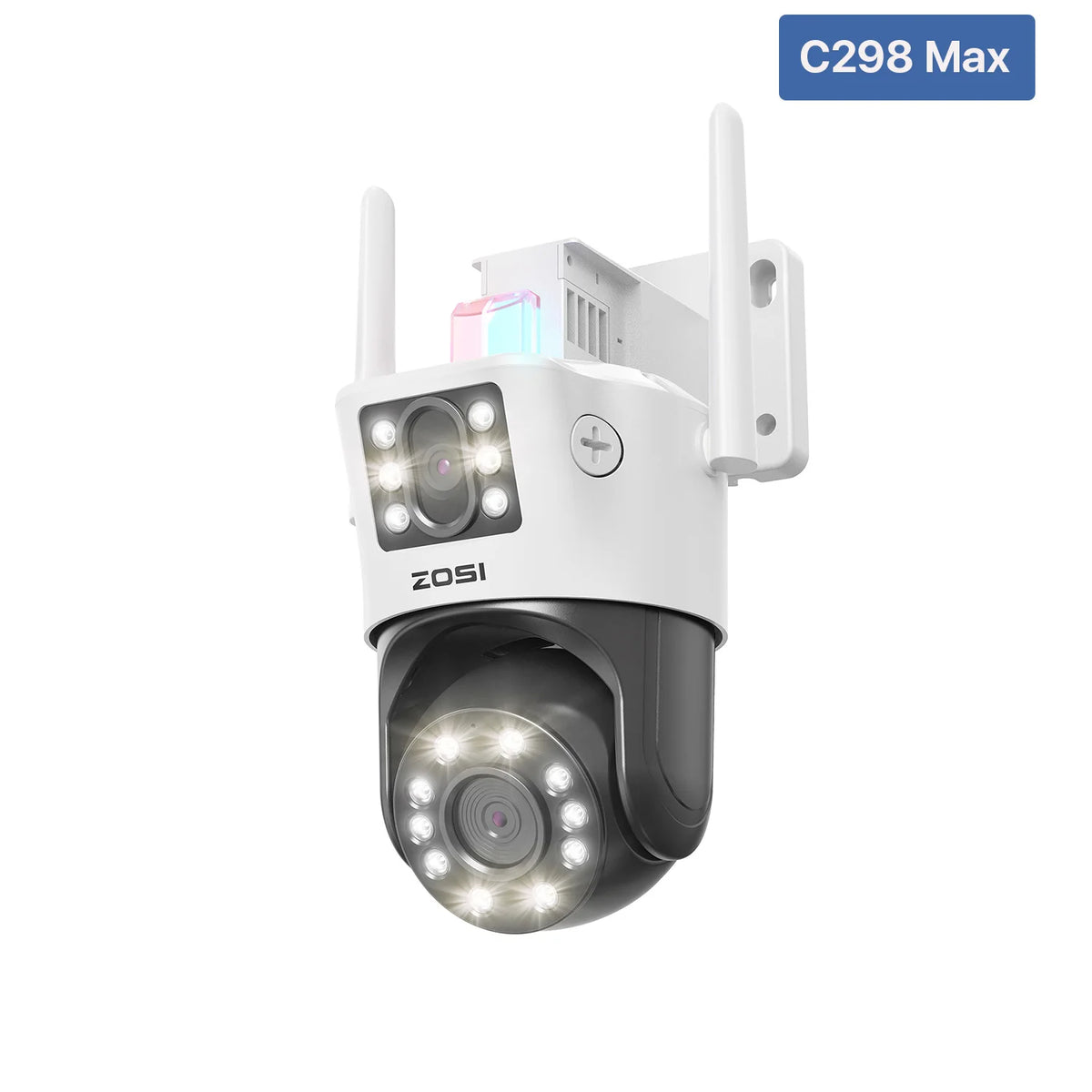 Zosi 4K Dual Lens PTZ Outdoor Surveillance Security Camera