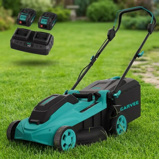 HiMISS 40V Cordless Lawn Mower With 2 Batteries Included