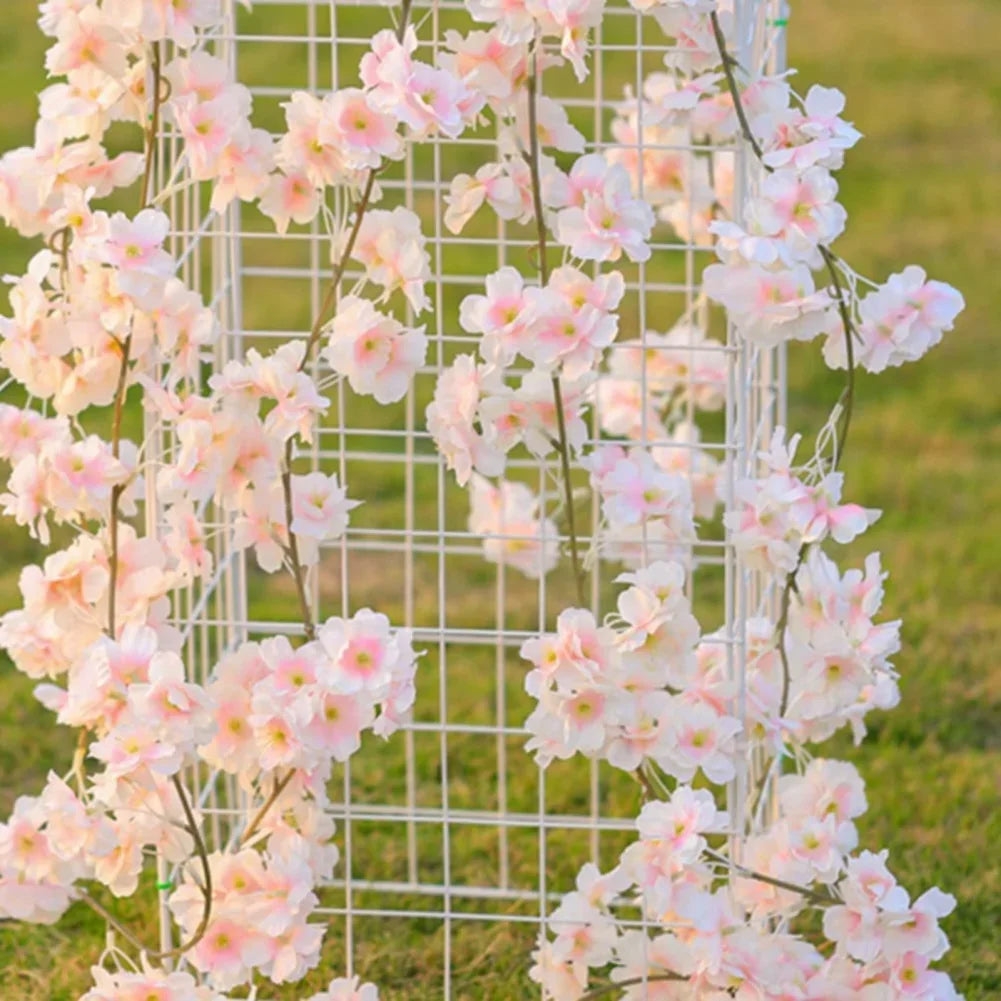 Artificial Sakura Flowers Vine For Wedding Decor