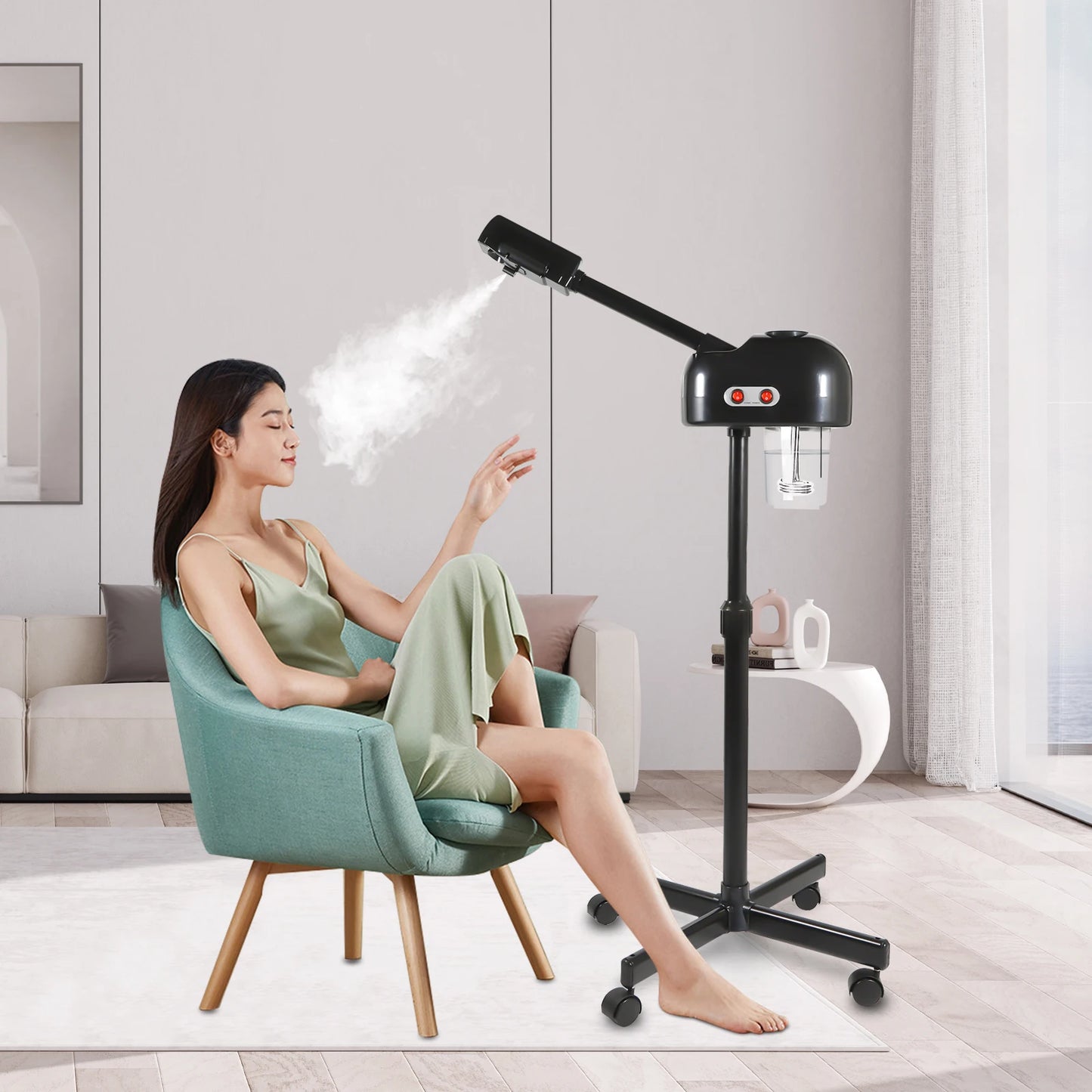Bymaocar Adjustable Facial Steamer For Salon Spa And Beauty