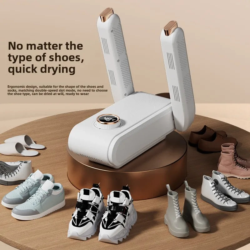 Foldable Shoe Dryer With Hot Air Circulation Odor Elimination 180W