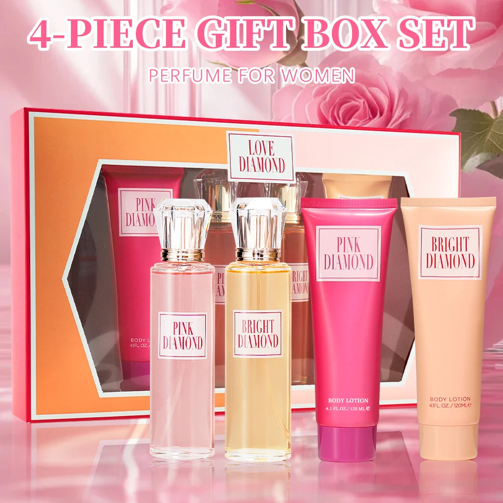 Liquid Kiss Women's Fragrance Gift Set EDP Lotion Deluxe