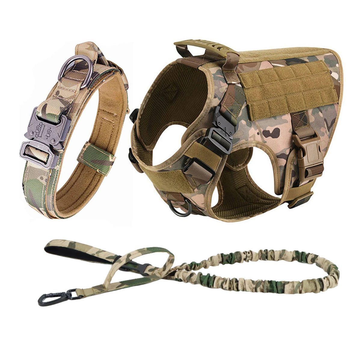 Petavel Tactical Dog Harness Featuring Quick Release Buckles