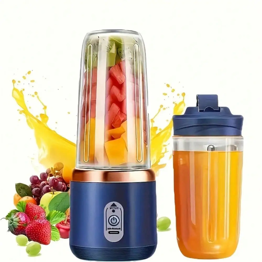 Portable Juicer Cup USB Rechargeable Blender For Home And Travel