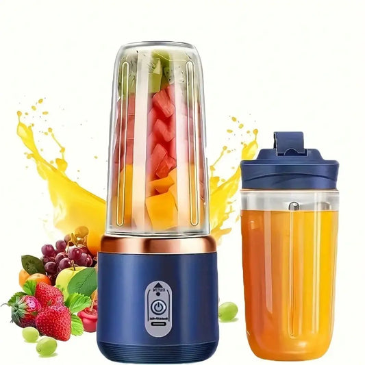 Portable Juicer Cup USB Rechargeable Blender For Home And Travel