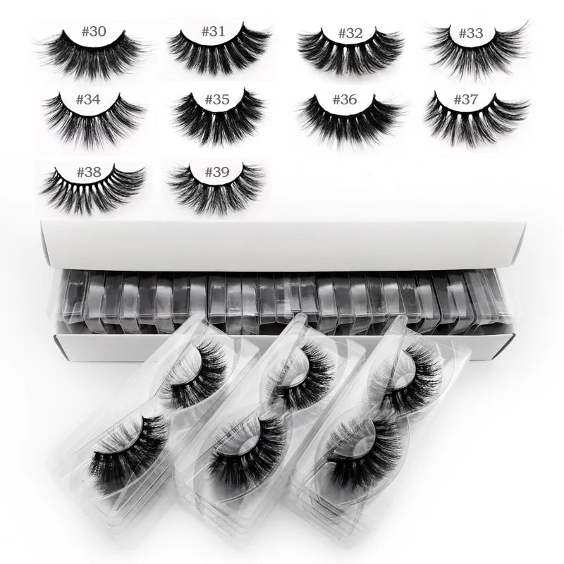 YSDO CN 3D Mink Eyelashes Full Strip Bulk Wholesale Pack