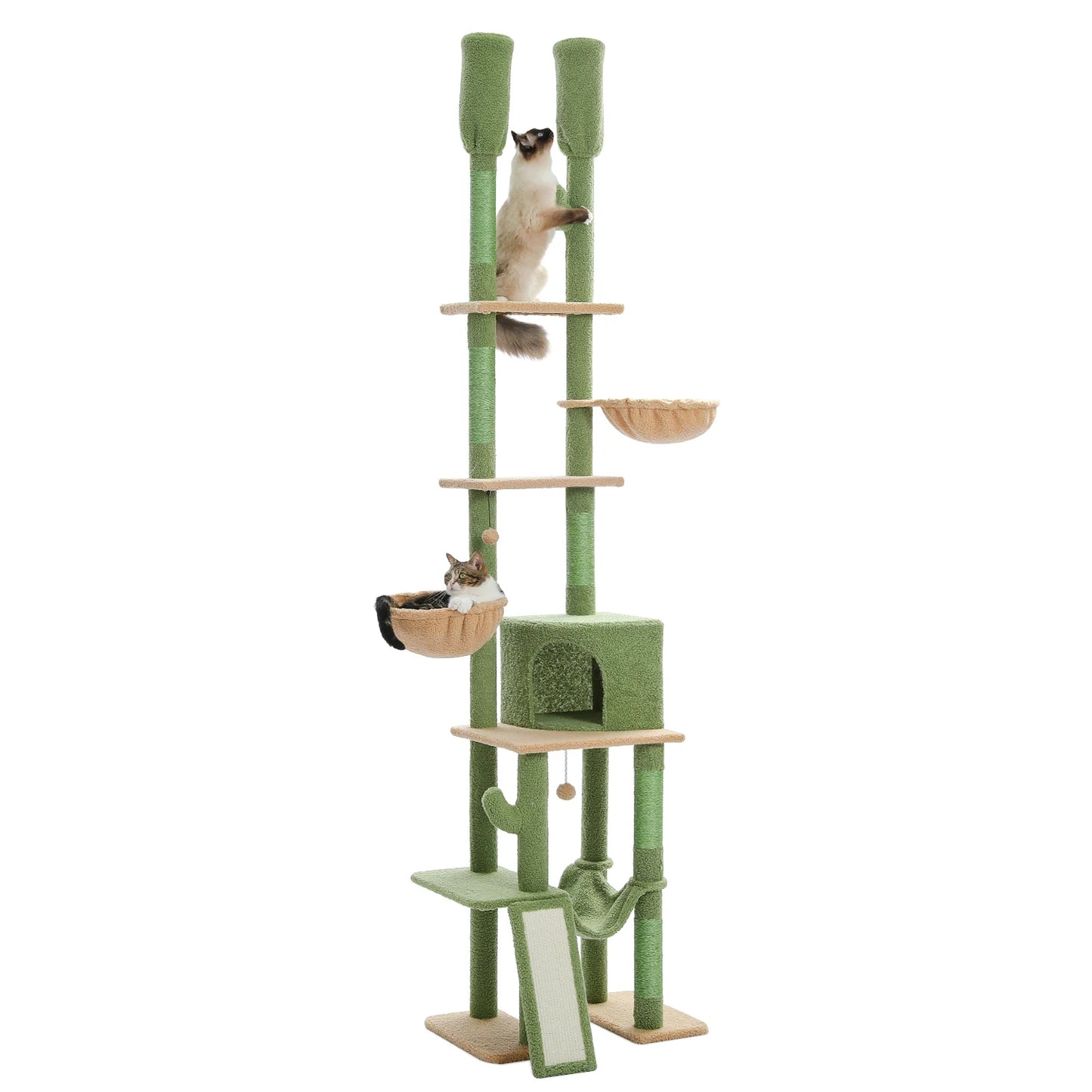 PAWZ Road Floor To Ceiling Cat Tree Condos And Hammocks