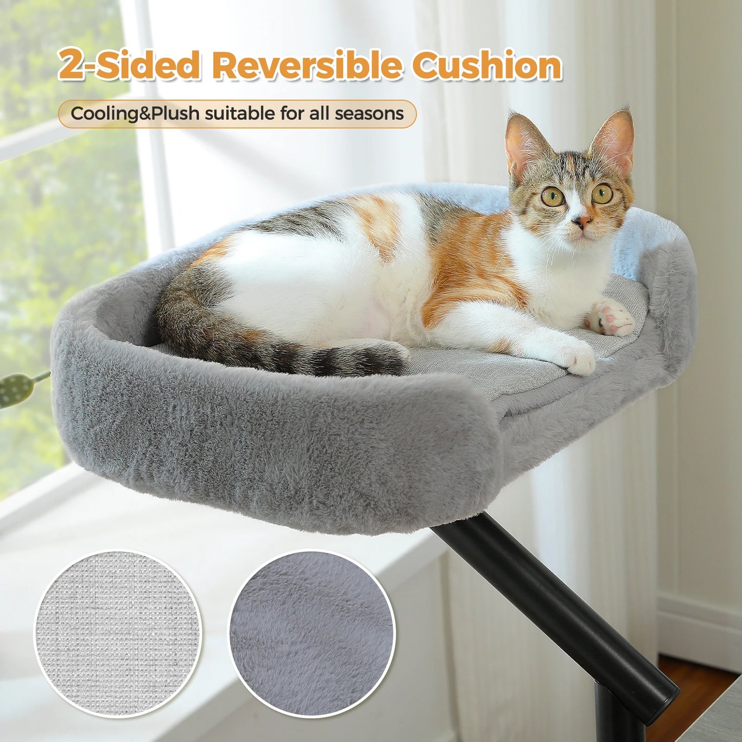 PAWZ Road Cat Desk Bed 360 Degree Rotatable Hammock