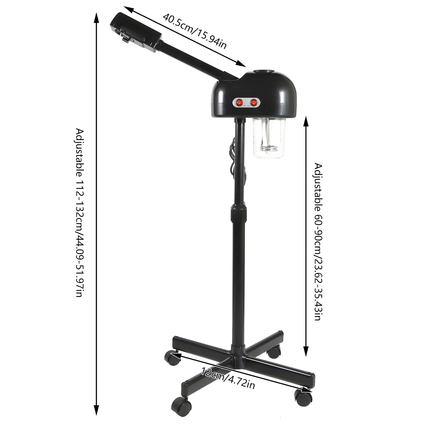 Bymaocar Adjustable Facial Steamer For Salon Spa And Beauty
