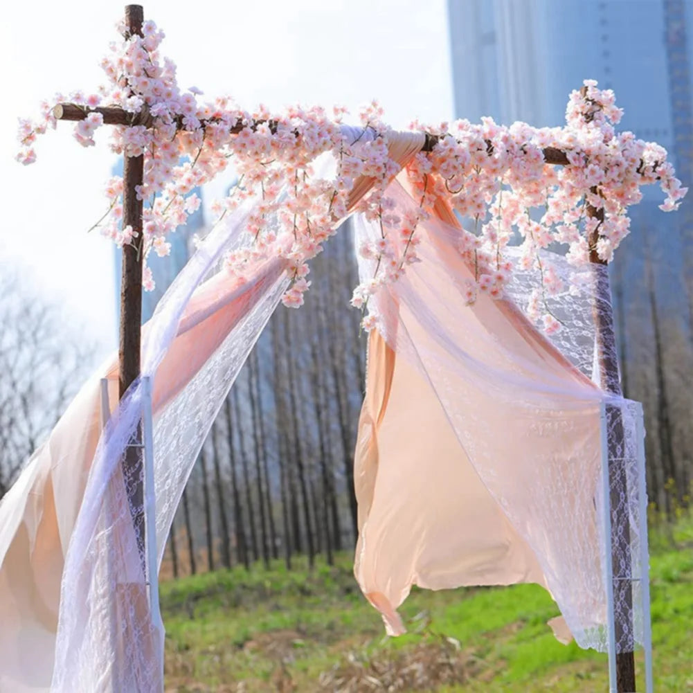Artificial Sakura Flowers Vine For Wedding Decor