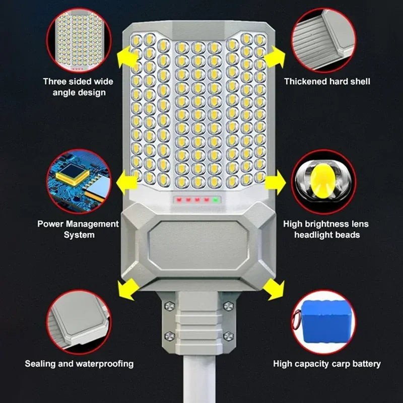 12000W Solar Street Light With Remote Control Outdoor
