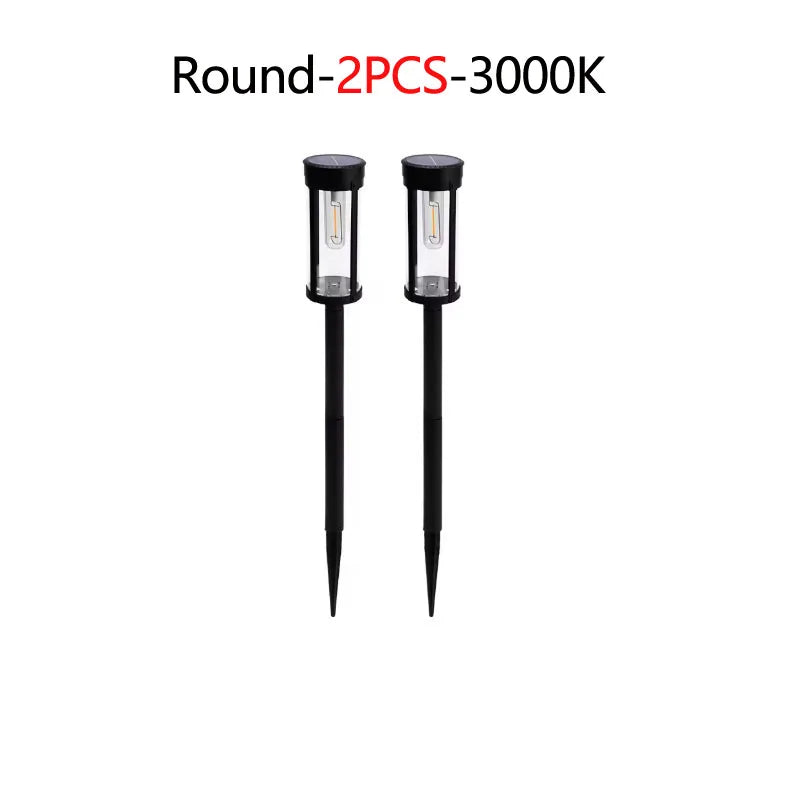 DOUWENXI Solar Pathway Lights Outdoor Garden Waterproof Lamps Decor