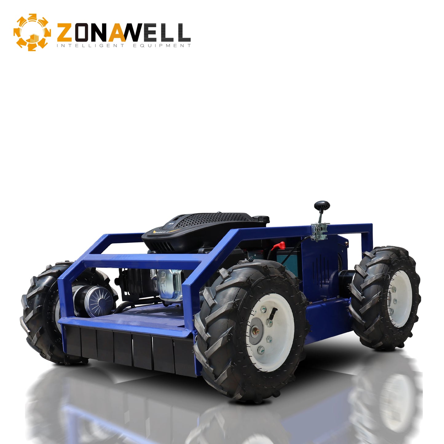 ZONAWELL Wireless Lawn Mower 4 Stroke Self Propelled 5 KMH