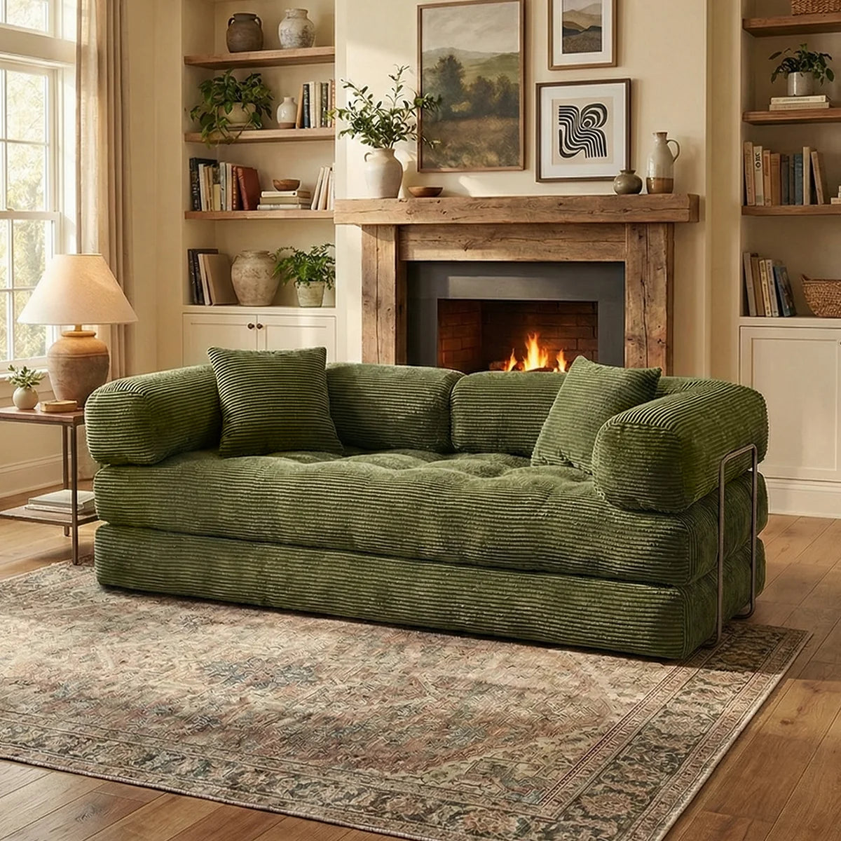 Yqzyphyna Boneless Futon Sofa Bed Convertible Couch Sleeper